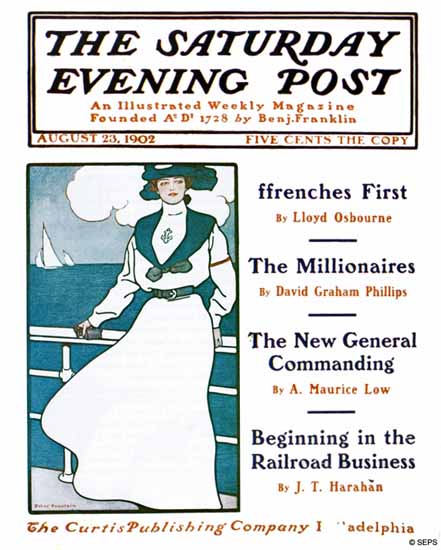 Pete Fountain Saturday Evening Post Cover Art 1902_08_23 | The Saturday Evening Post Graphic Art Covers 1892-1930