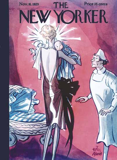 Peter Arno The New Yorker 1929_11_16 Copyright | The New Yorker Graphic Art Covers 1925-1945