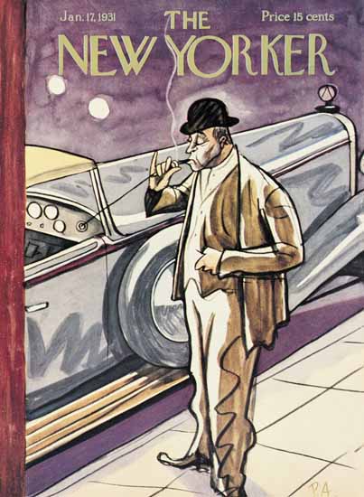 Peter Arno The New Yorker 1931_01_17 Copyright | The New Yorker Graphic Art Covers 1925-1945