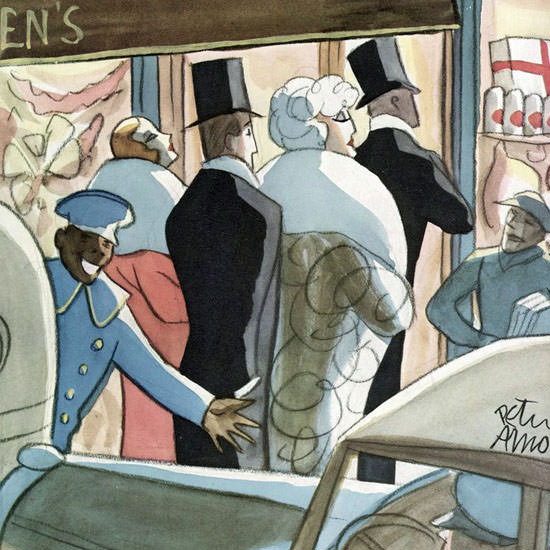 Peter Arno The New Yorker 1933_01_14 Copyright crop | Best of 1930s Ad and Cover Art