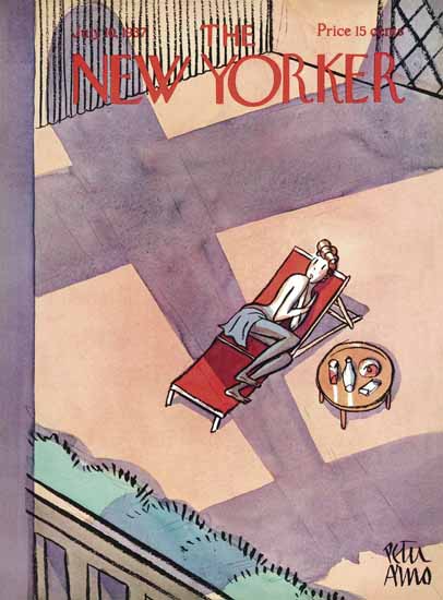 Peter Arno The New Yorker 1937_07_10 Copyright | The New Yorker Graphic Art Covers 1925-1945