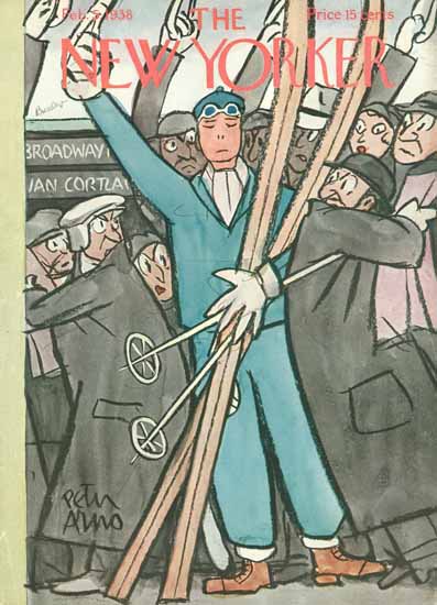 Peter Arno The New Yorker 1938_02_05 Copyright | The New Yorker Graphic Art Covers 1925-1945