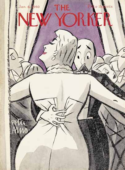 Peter Arno The New Yorker 1940_01_06 Copyright | The New Yorker Graphic Art Covers 1925-1945