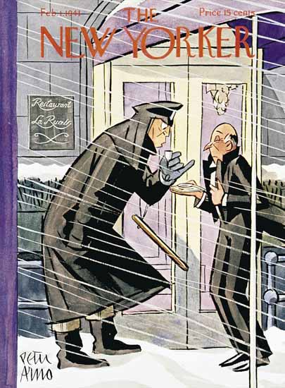 Peter Arno The New Yorker 1941_02_01 Copyright | The New Yorker Graphic Art Covers 1925-1945