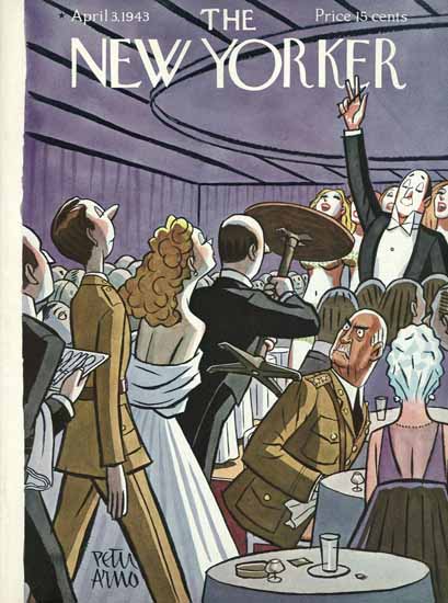 Peter Arno The New Yorker 1943_04_03 Copyright | The New Yorker Graphic Art Covers 1925-1945