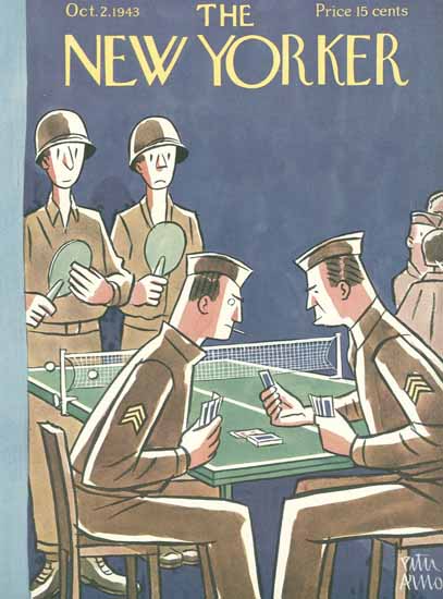 Peter Arno The New Yorker 1943_10_02 Copyright | The New Yorker Graphic Art Covers 1925-1945