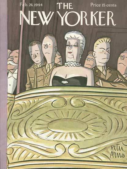 Peter Arno The New Yorker 1944_02_26 Copyright | The New Yorker Graphic Art Covers 1925-1945