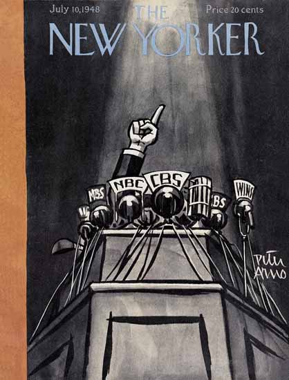 Peter Arno The New Yorker 1948_07_10 Copyright | The New Yorker Graphic Art Covers 1946-1970