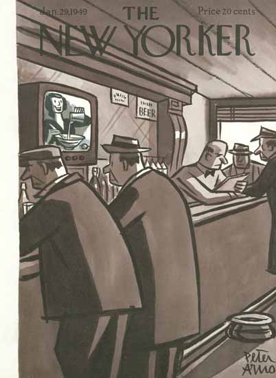 Peter Arno The New Yorker 1949_01_29 Copyright | The New Yorker Graphic Art Covers 1946-1970