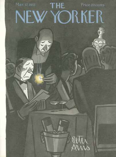 Peter Arno The New Yorker 1951_03_17 Copyright | The New Yorker Graphic Art Covers 1946-1970