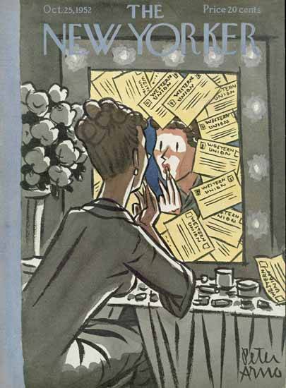 Peter Arno The New Yorker 1952_10_25 Copyright | The New Yorker Graphic Art Covers 1946-1970