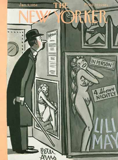 Peter Arno The New Yorker 1954_01_09 Copyright | The New Yorker Graphic Art Covers 1946-1970