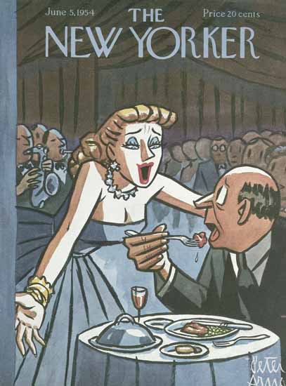 Peter Arno The New Yorker 1954_06_05 Copyright | The New Yorker Graphic Art Covers 1946-1970