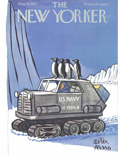 Peter Arno The New Yorker 1957_08_10 Copyright | The New Yorker Graphic Art Covers 1946-1970