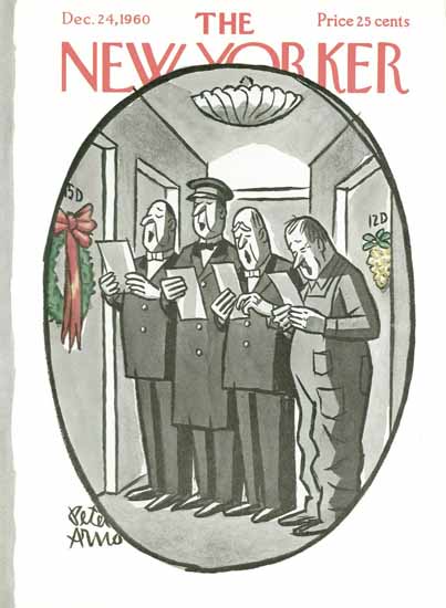 Peter Arno The New Yorker 1960_12_24 Copyright | The New Yorker Graphic Art Covers 1946-1970