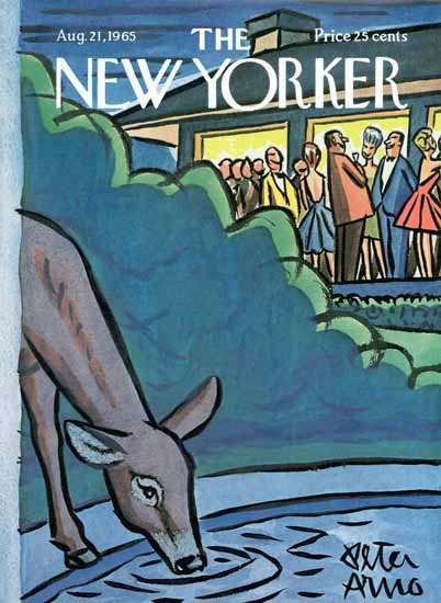 Peter Arno The New Yorker 1965_08_21 Copyright | The New Yorker Graphic Art Covers 1946-1970