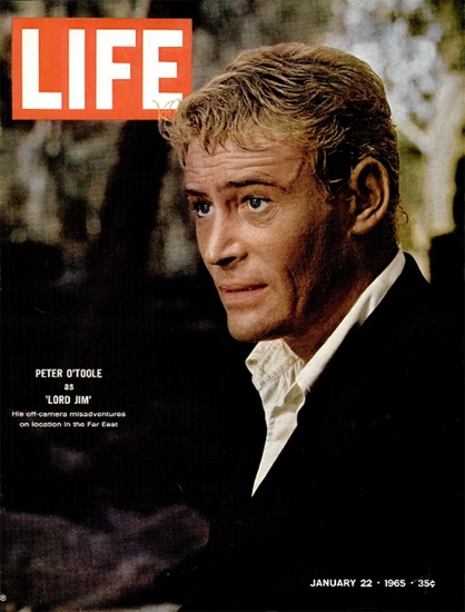 Peter O Toole as Lord Jim Far East 22 Jan 1965 Copyright Life Magazine | Life Magazine Color Photo Covers 1937-1970