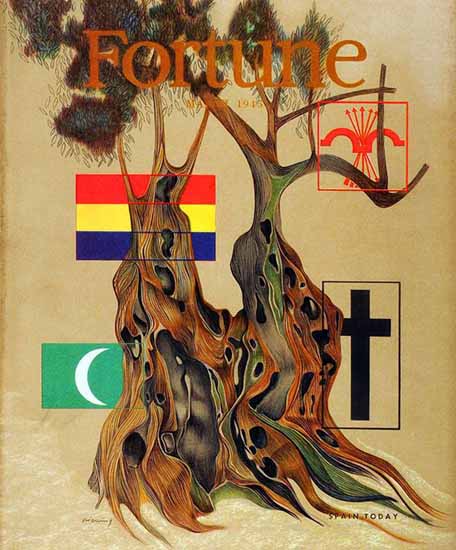 Peter Piening Fortune Magazine March 1945 Copyright | Fortune Magazine Graphic Art Covers 1930-1959