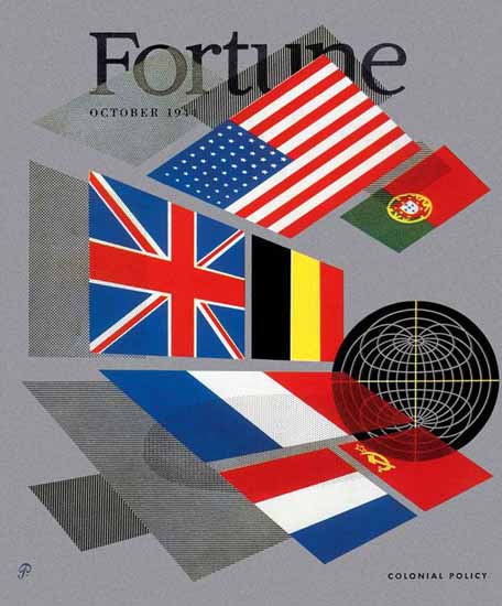 Peter Piening Fortune Magazine October 1944 Copyright | Fortune Magazine Graphic Art Covers 1930-1959