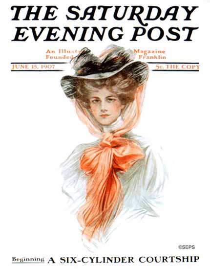 Philip Boileau Cover Artist Saturday Evening Post 1907_06_15 | The Saturday Evening Post Graphic Art Covers 1892-1930