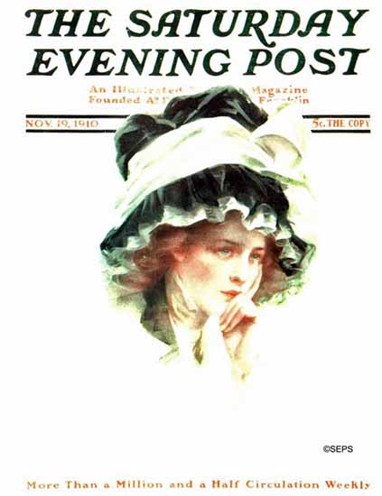 Philip Boileau Cover Artist Saturday Evening Post 1910_11_19 | The Saturday Evening Post Graphic Art Covers 1892-1930