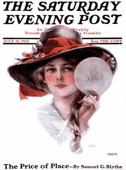 Philip Boileau Cover Artist Saturday Evening Post 1913_07_12 | The Saturday Evening Post Graphic Art Covers 1892-1930