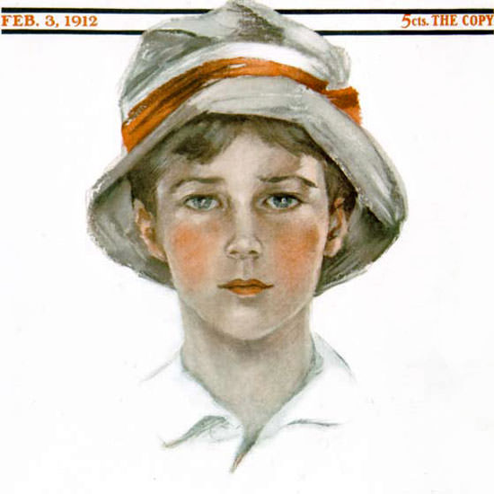 Philip Boileau Saturday Evening Post 1912_02_03 Copyright crop | Best of 1891-1919 Ad and Cover Art