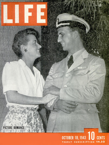 Picture Romance 18 Oct 1943 Copyright Life Magazine | Life Magazine BW Photo Covers 1936-1970