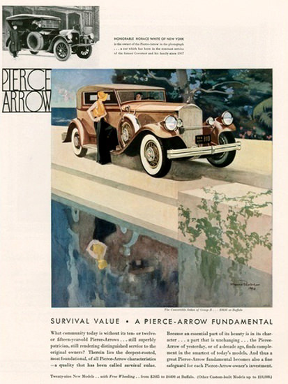 Pierce Arrow Automobile Survival Value | Vintage Cars 1891-1970