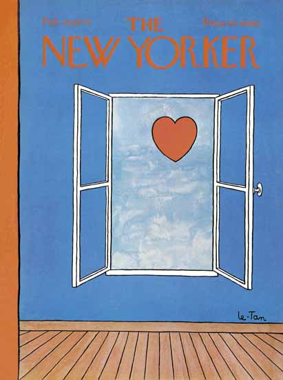 Pierre LeTan The New Yorker 1970_02_14 Copyright | The New Yorker Graphic Art Covers 1946-1970