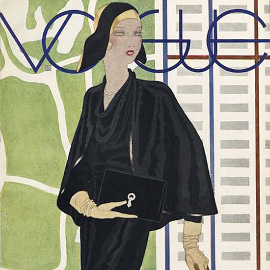 Pierre Mourgue Vogue Cover 1930-04-26 Copyright crop | Mad Men Art ...