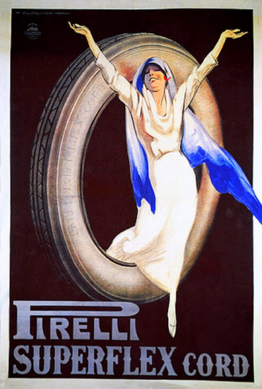 Pirelli Superflex Cord 1930 | Sex Appeal Vintage Ads and Covers 1891-1970