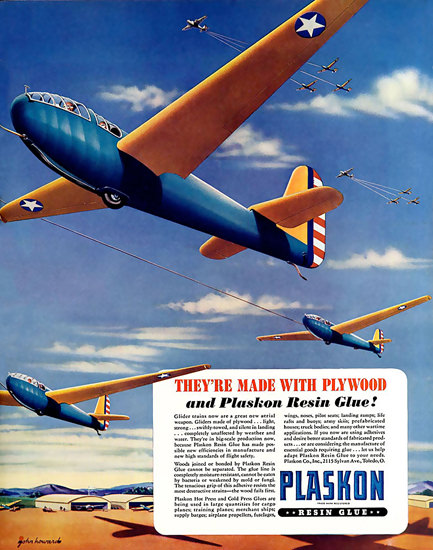 Plaskon Made With Plywood Plaskon Resin Glue | Vintage War Propaganda Posters 1891-1970