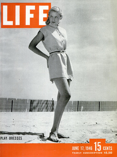 Play Dresses 17 Jun 1946 Copyright Life Magazine | Life Magazine BW Photo Covers 1936-1970