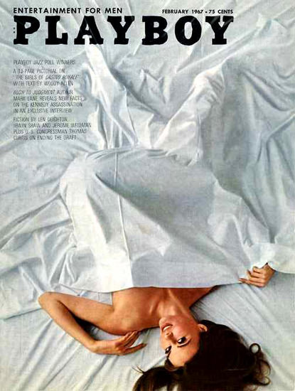 Helen Kirk Playboy Cover Copyright 1967 Jazz Poll Winners | Sex Appeal Vintage Ads and Covers 1891-1970