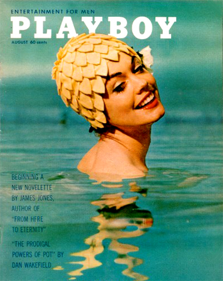 Playboy Magazine Cover 1962-08 Copyright Sex Appeal | Sex Appeal Vintage Ads and Covers 1891-1970