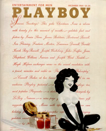 Playboy Magazine Cover 1964-12 Copyright Sex Appeal | Sex Appeal Vintage Ads and Covers 1891-1970