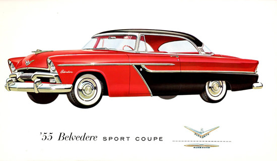 Plymouth Belvedere Sport Coupe 1955 | Vintage Cars 1891-1970