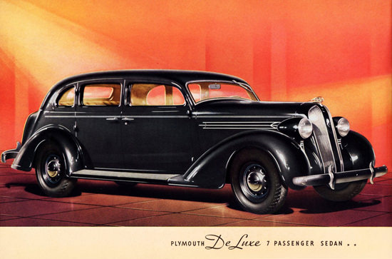 Plymouth De Luxe 7 P Sedan 1936 | Vintage Cars 1891-1970