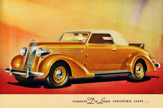 Plymouth De Luxe Convertible Coupe 1936 | Vintage Cars 1891-1970