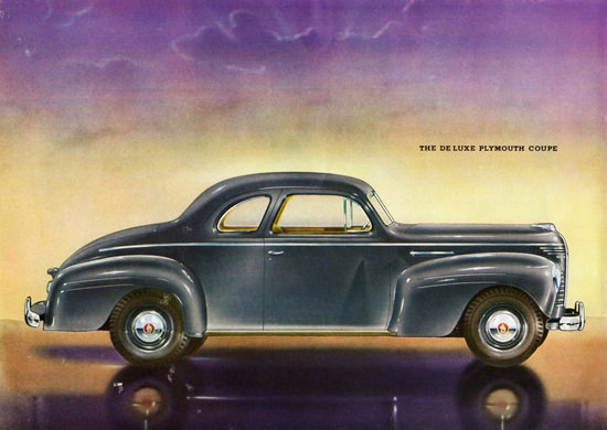 Plymouth De Luxe Coupe 1940 | Vintage Cars 1891-1970