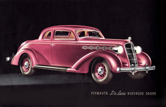 Plymouth DeLuxe Business Coupe 1935 | Vintage Cars 1891-1970