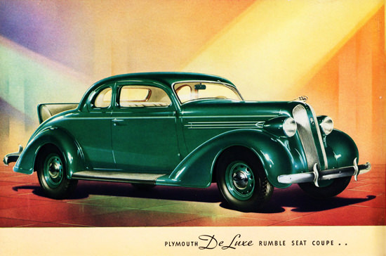 Plymouth DeLuxe Rumble Seat Coupe 1936 | Vintage Cars 1891-1970