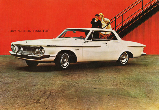 Plymouth Fury Hardtop 1962 Stairs In Red | Vintage Cars 1891-1970