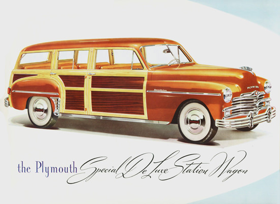 Plymouth Special DeLuxe Station Wagon 1949 | Vintage Cars 1891-1970