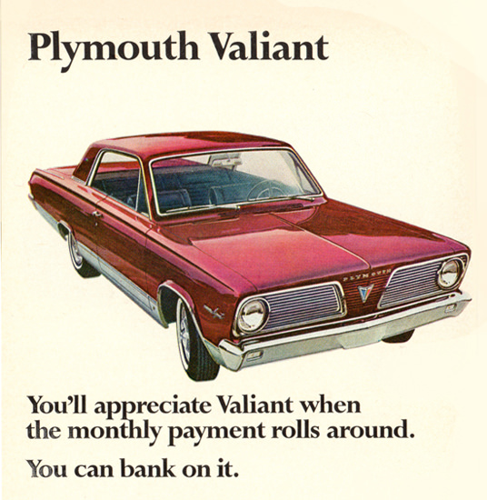 Plymouth Valiant 1966 You Can Bank On It | Vintage Cars 1891-1970