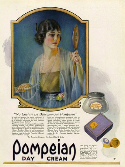 Pompeian Day Cream | Sex Appeal Vintage Ads and Covers 1891-1970