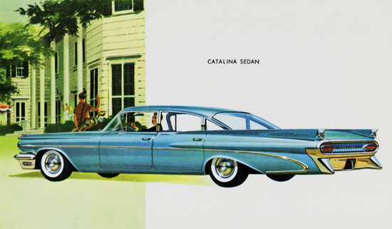 Pontiac Catalina Sedan 1959 Blue | Vintage Cars 1891-1970