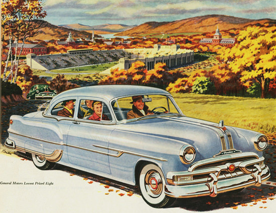 Pontiac Chieftain DeLuxe 2 Door Sedan 1953 | Vintage Cars 1891-1970