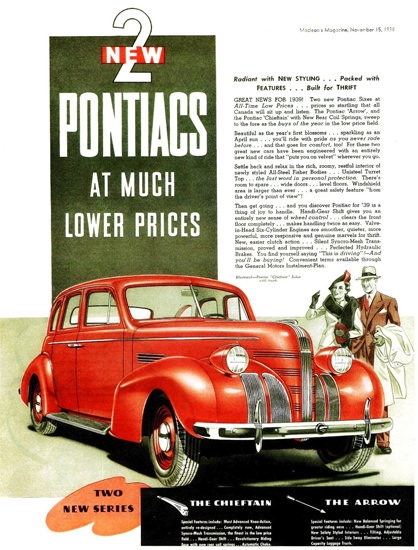 Pontiac Chieftain Sedan With Trunk Canada 1939 | Vintage Cars 1891-1970